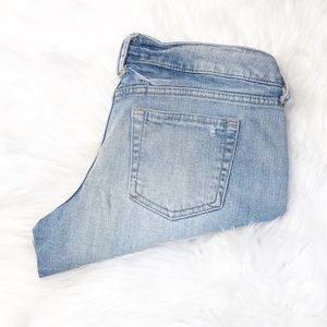 Charlotte Russe Distressed Jean Shorts Womens 6